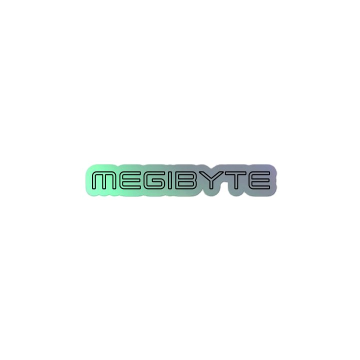 MEGIBYTE HOLO STICKER product image (2)