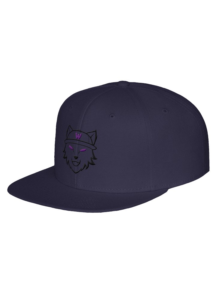 wolf_eyed Logo Black Outline Snapback Hat product image (14)
