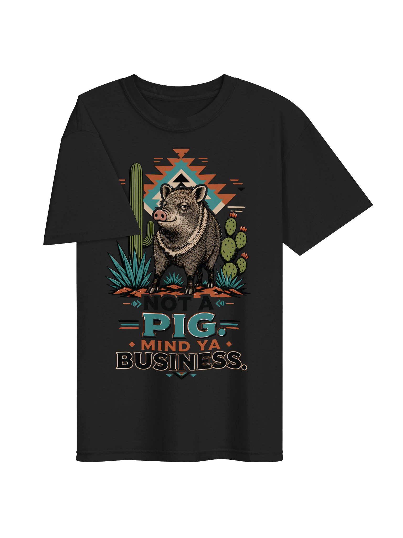 Not a Pig Western Graphic Tee product image (23)