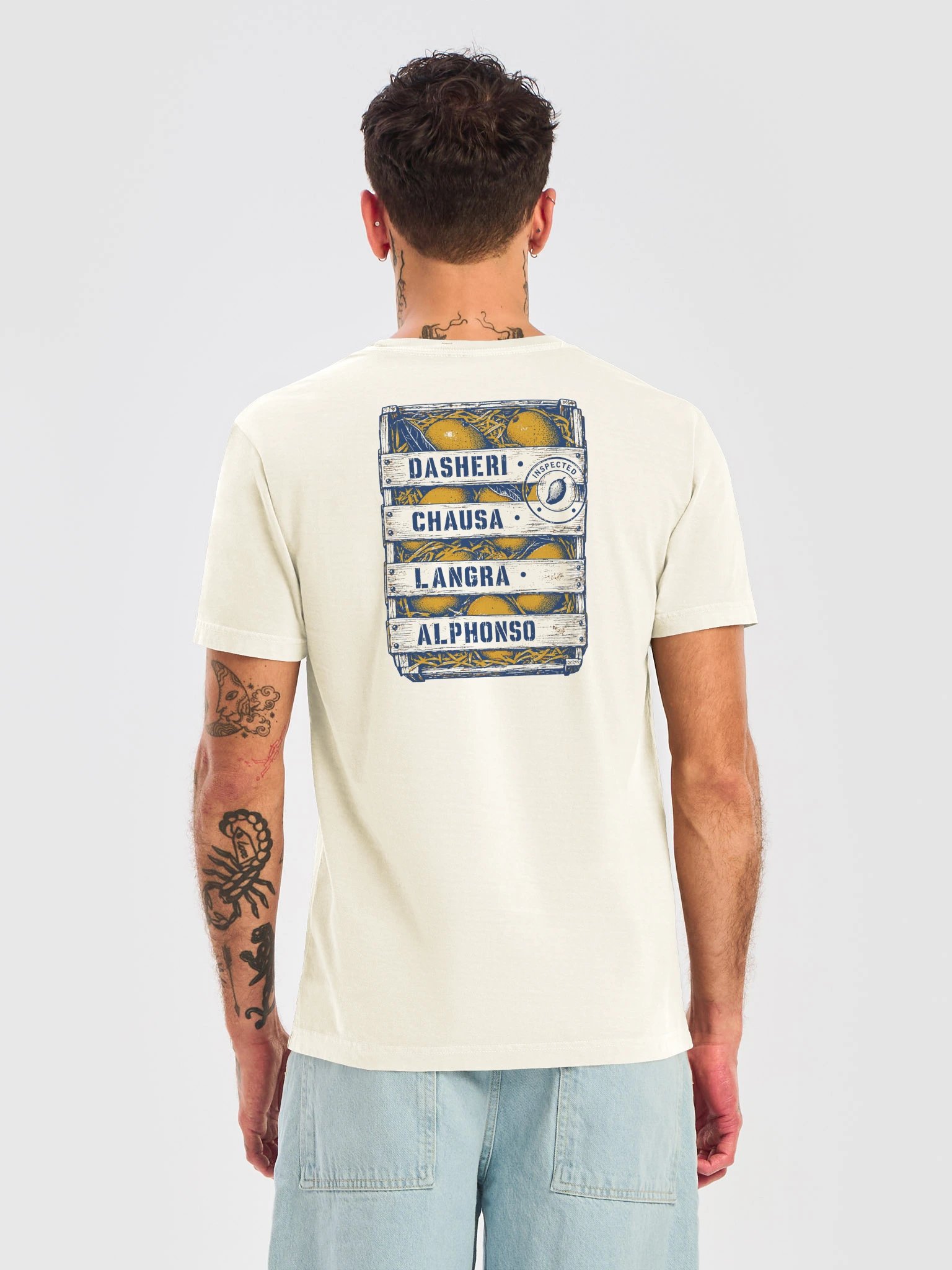 Dasheri · Chausa · Langra · Alphonso (Heavyweight Tee, Back Print) product image (6)