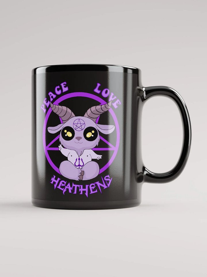 Peace, Love, and Heathens Mug - Purple product image (1)