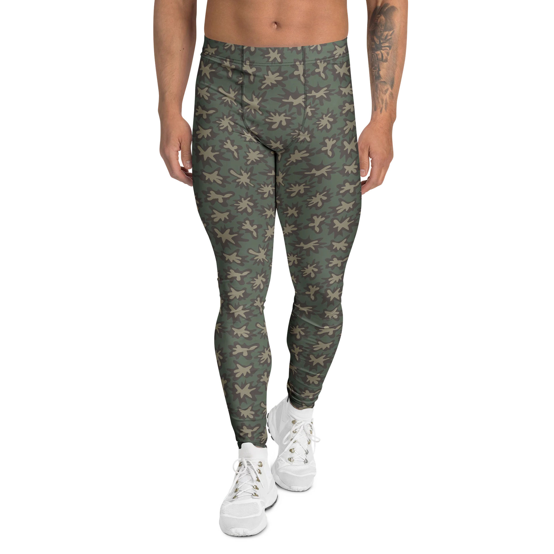 Bold Camo Splash Men's Leggings for Active Wear product image (1)