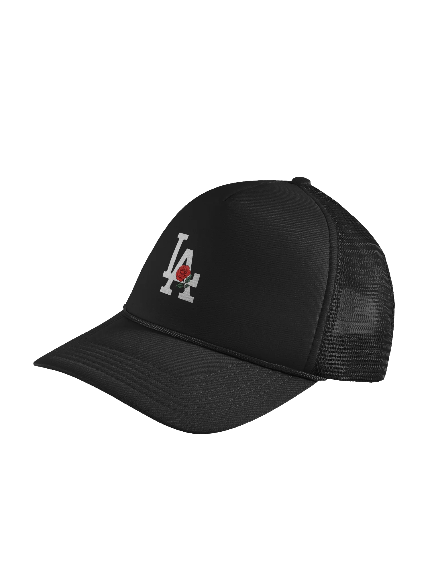 LA Red Rose Foam Trucker Hat product image (4)