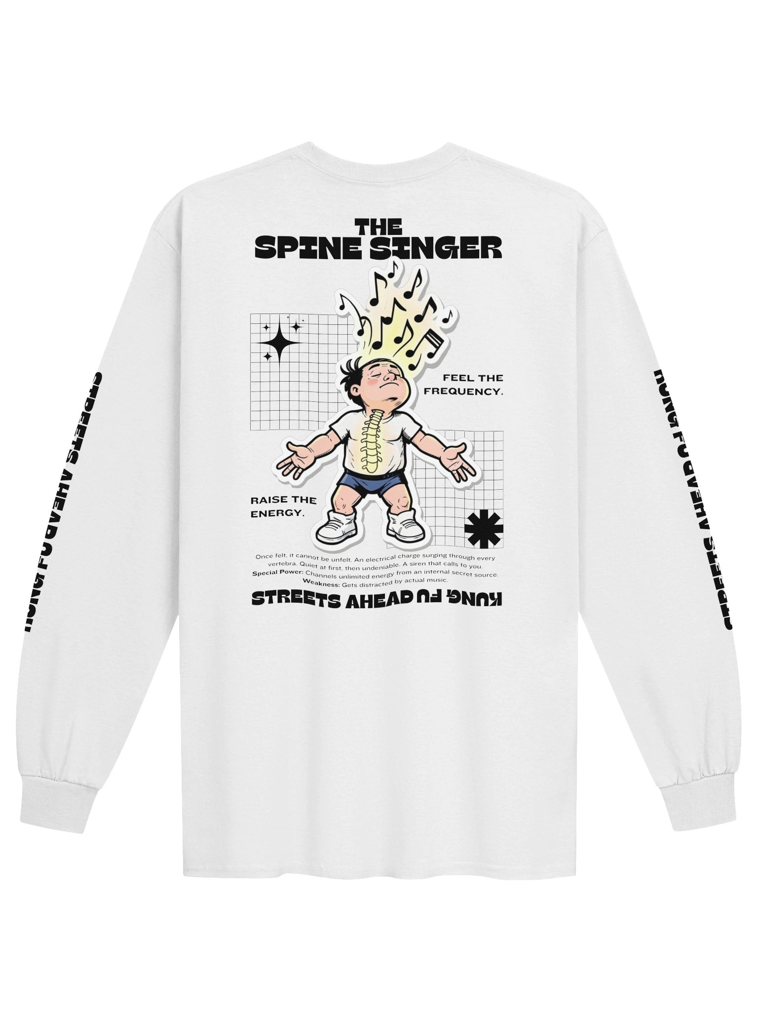 The Spine Singer - Long Sleeve Shirt - White product image (1)