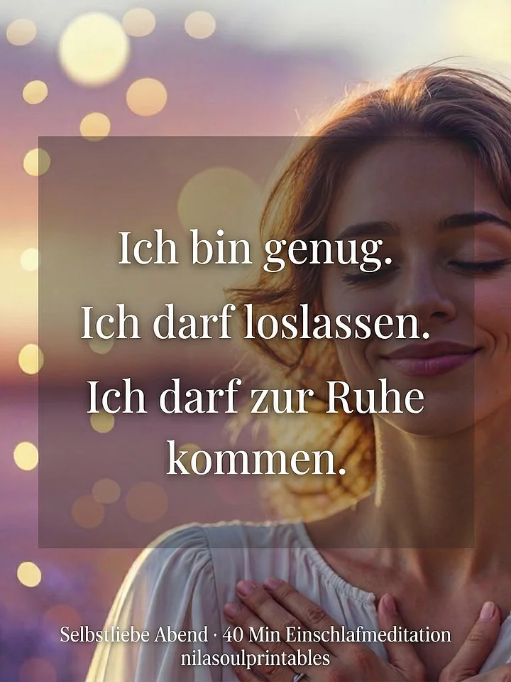 Selbstliebe Abend – Geführte Einschlafmeditation mit Affirmationen (Audio) product image (2)