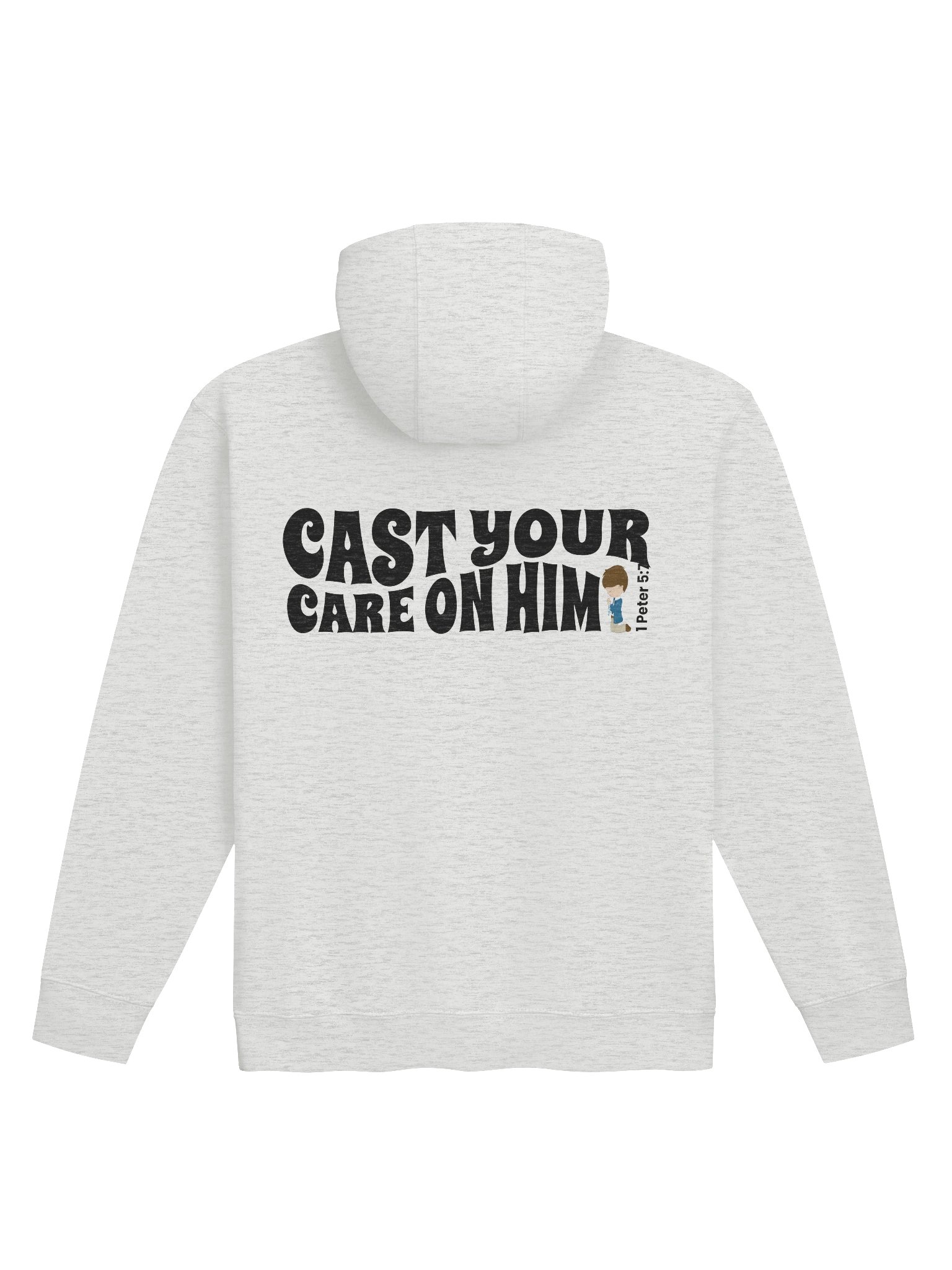 D2You Hoodie - Cast Your Care on Him - Back (unisex) product image (1)