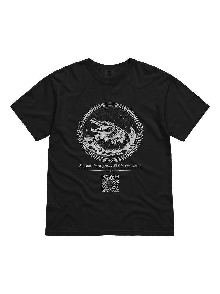 Of Eggs and Crocodiles (White on Black/Color) product image (1)