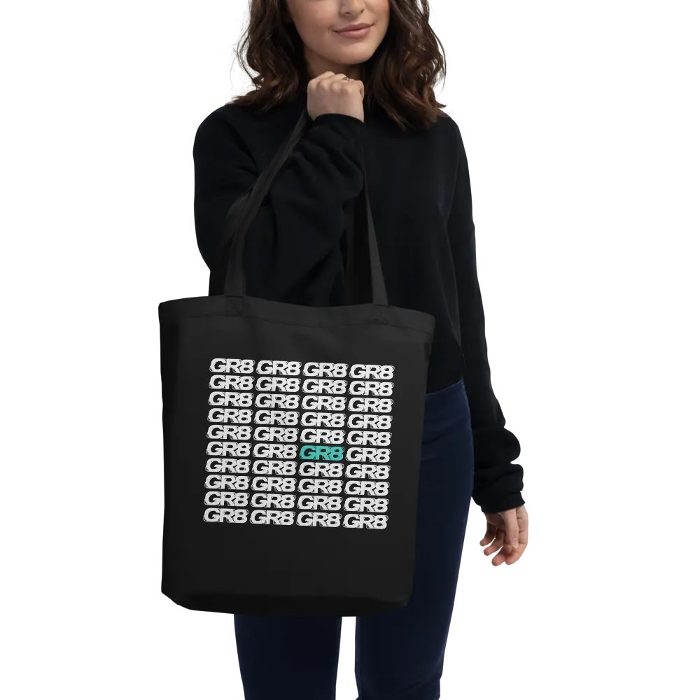 GR8 Patterned Organic Tote Bag product image (2)
