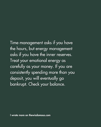 When we say yes to something, we often underestimate the emotional weight of maintaining that decision over time.

That's why...