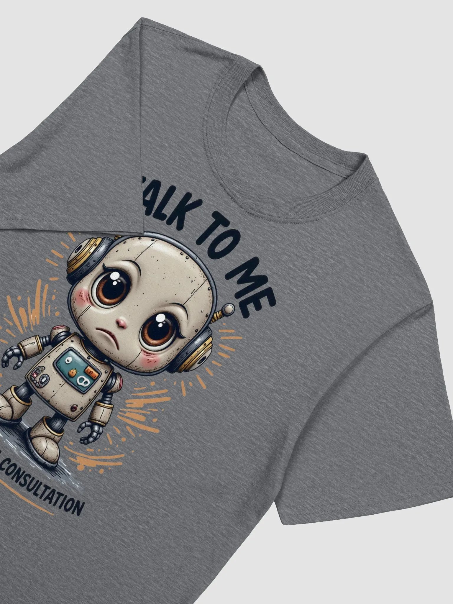 Sad Lonely Robot Consultation T-Shirt product image (11)