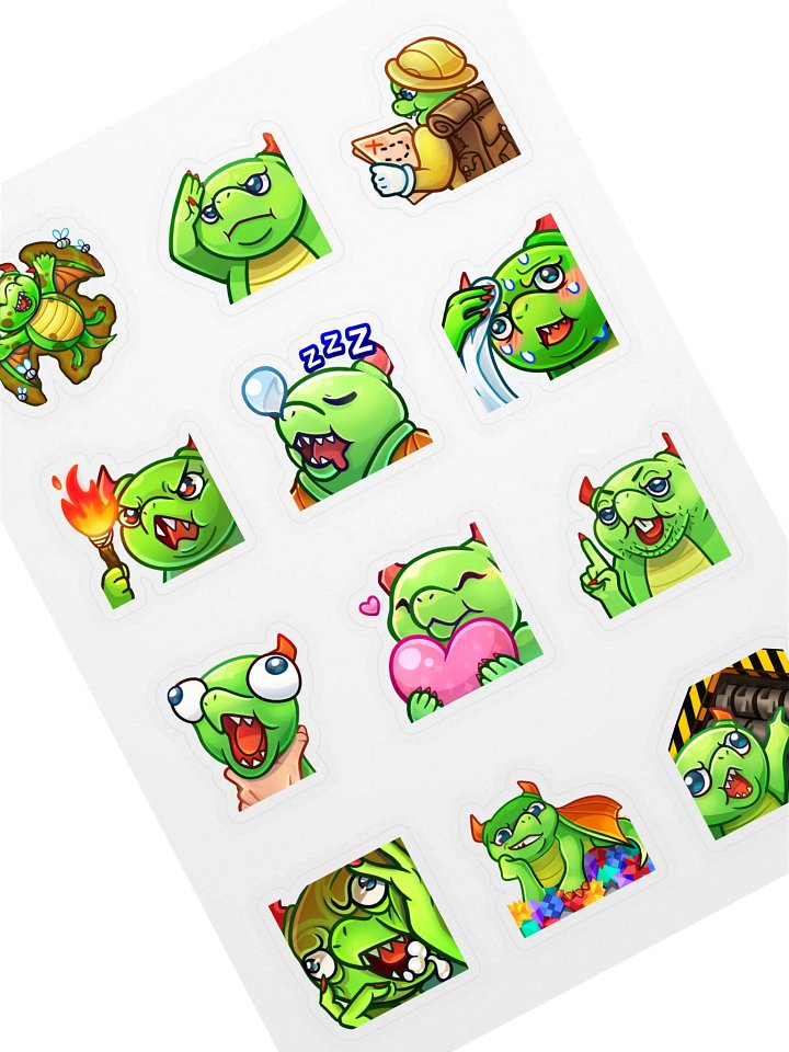 StickerDaSheet Emote pack 2 product image (1)