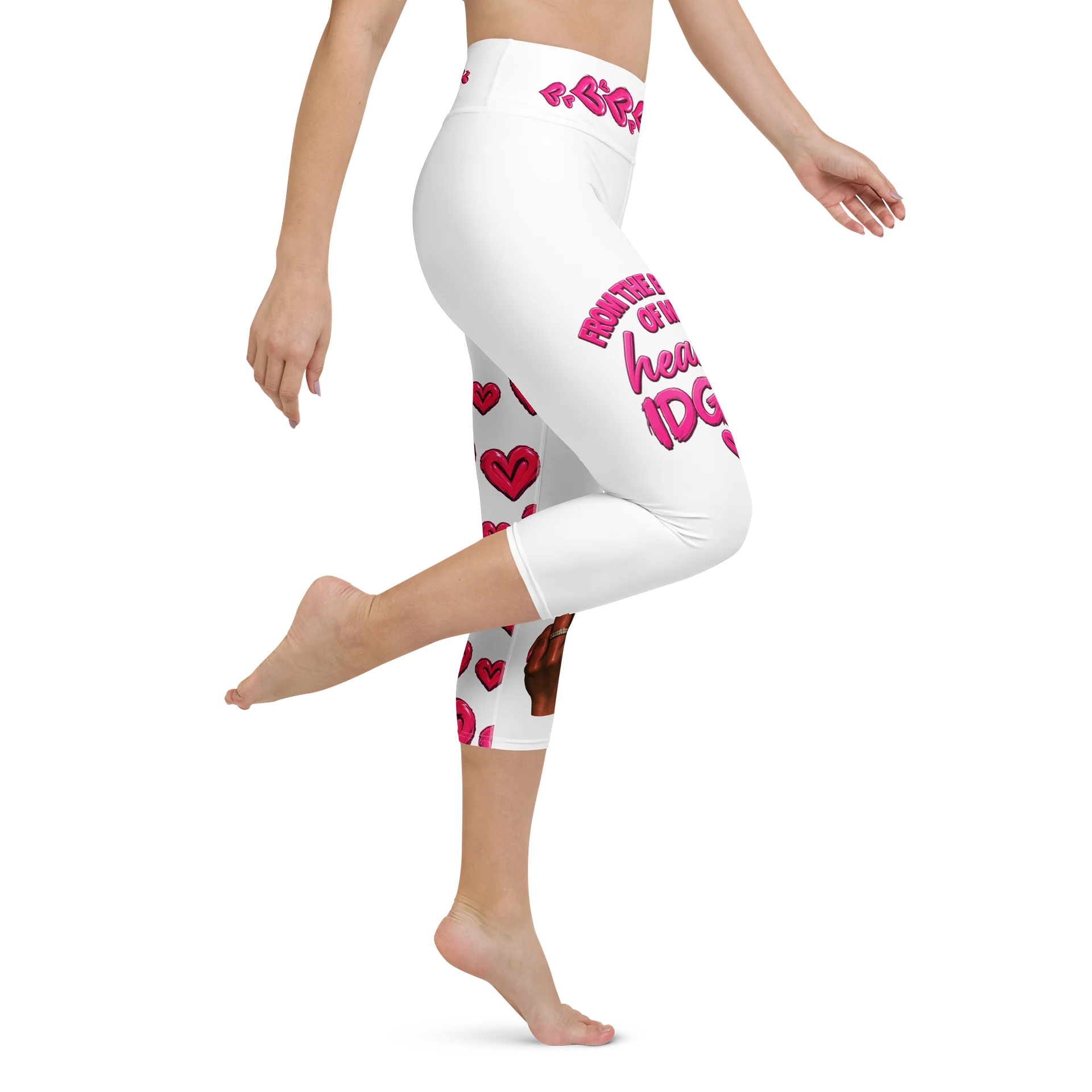 From the Bottom of My Heart IDGAF Capri Leggings product image (1)