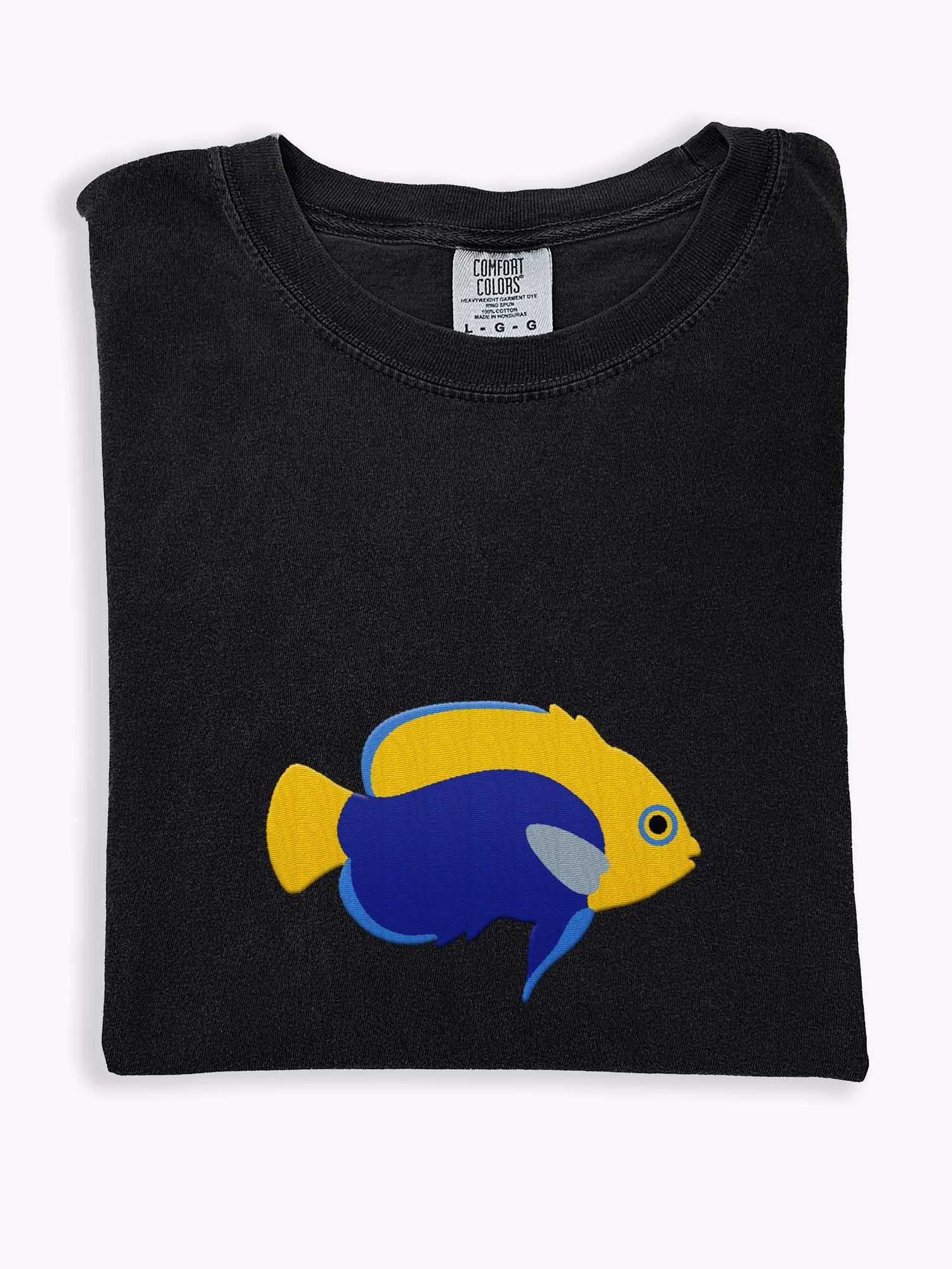 Flameback Angelfish Premium T-Shirt (Embroidered) for Reef and Marine Aquarium Lovers product image (1)