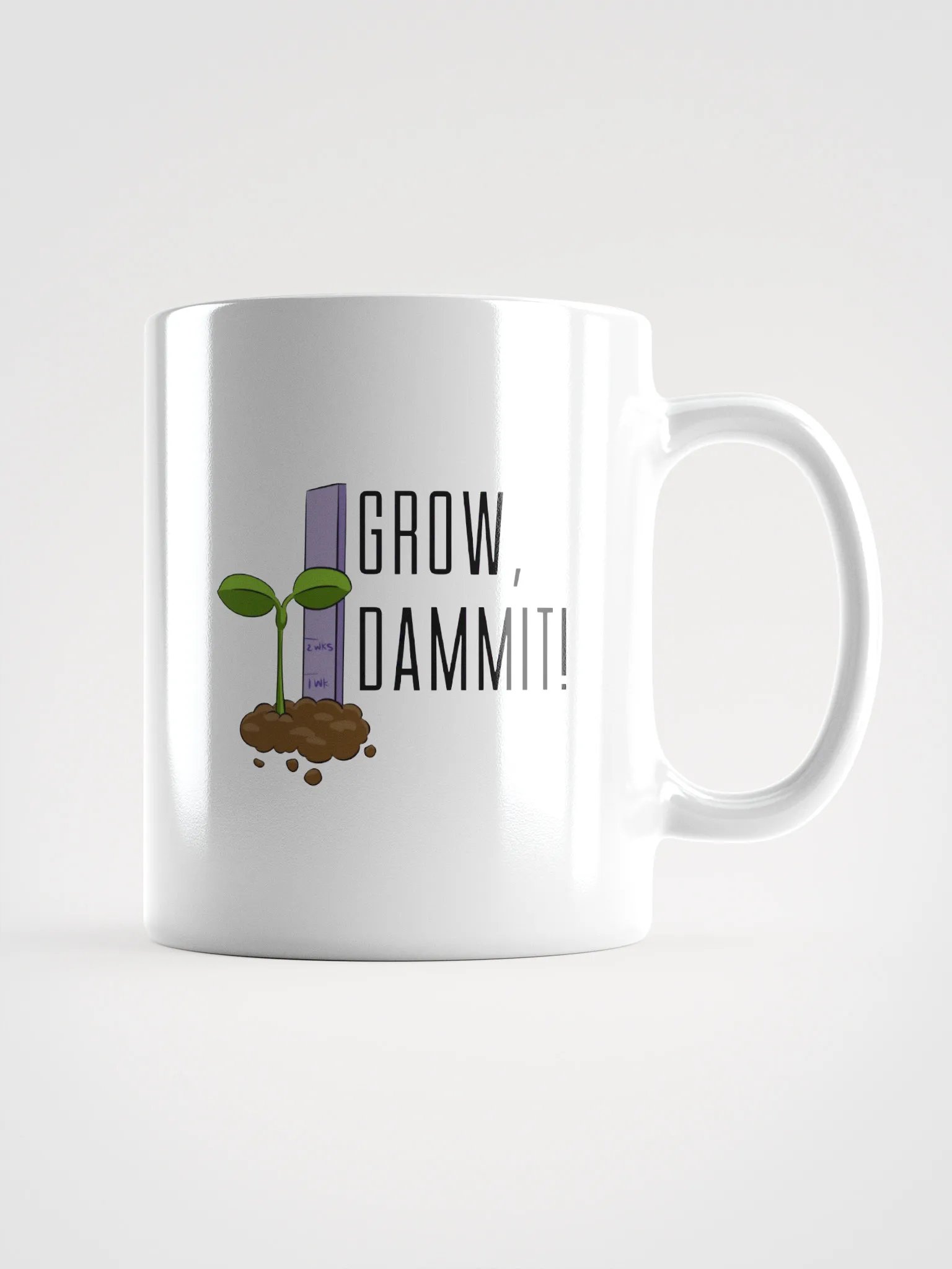 Grow D@mmit! Mug product image (1)