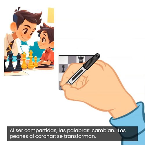Los Peones son como las palabras