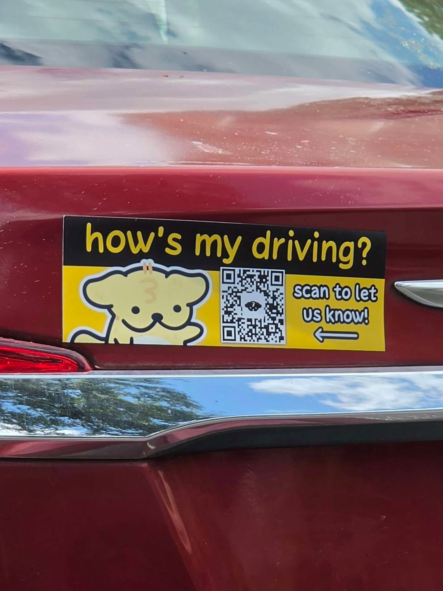 Hows My Driving? Bumper Magnet product image (2)