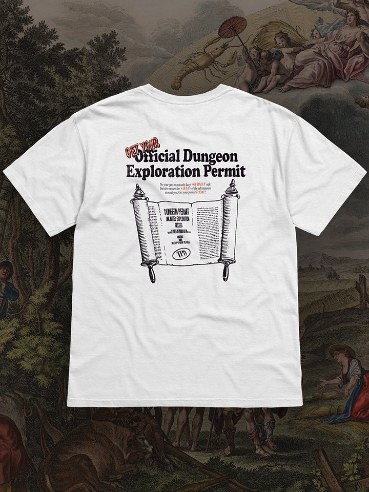 Dungeon Permit (White) product image (1)