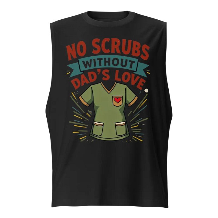 Dad's Love Medical Scrubs Muscle Tank product image (1)