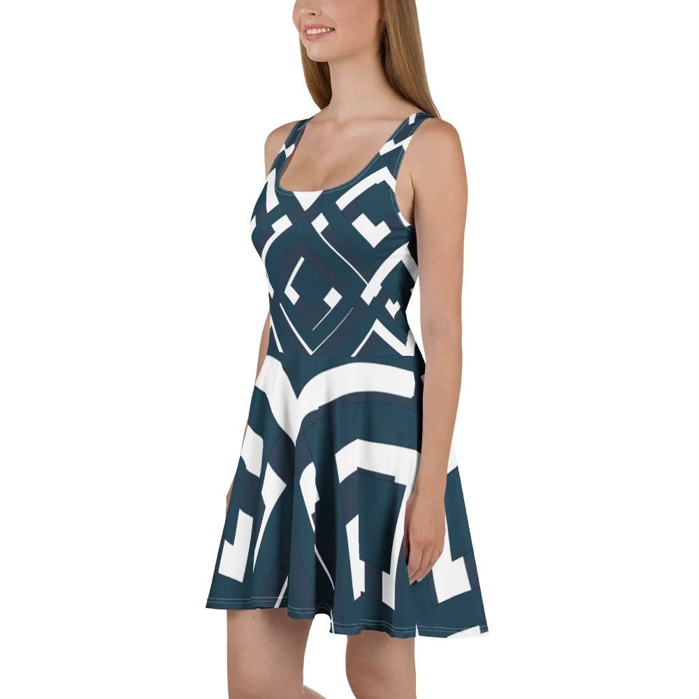 Diamond Dream 'Philius' All-Over Print Skater Dress product image (1)