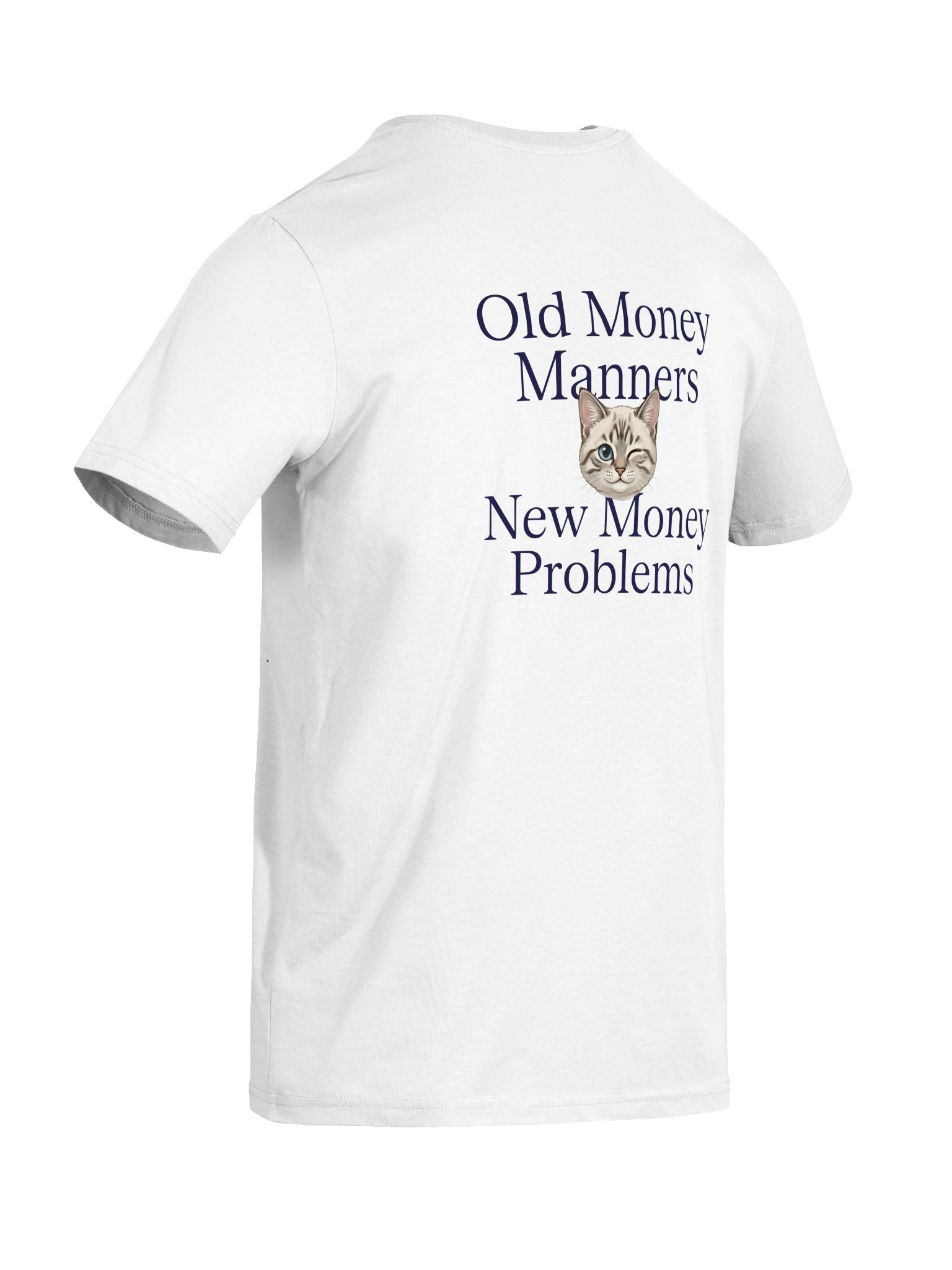 Old money manners, Saint Louie Organic soft Tee, White product image (8)