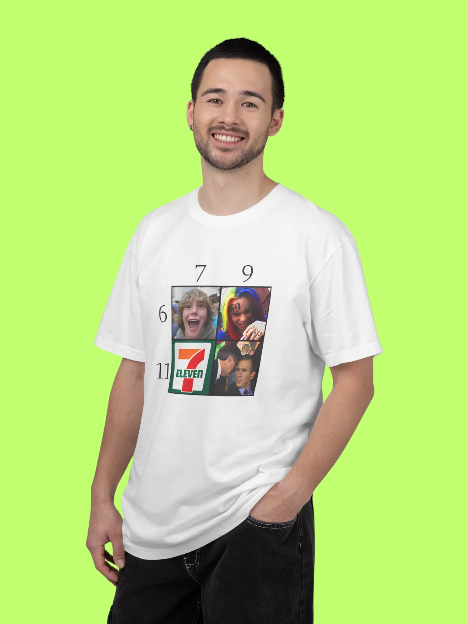 67911 6ix9ine George W Bush Shirt product image (151)