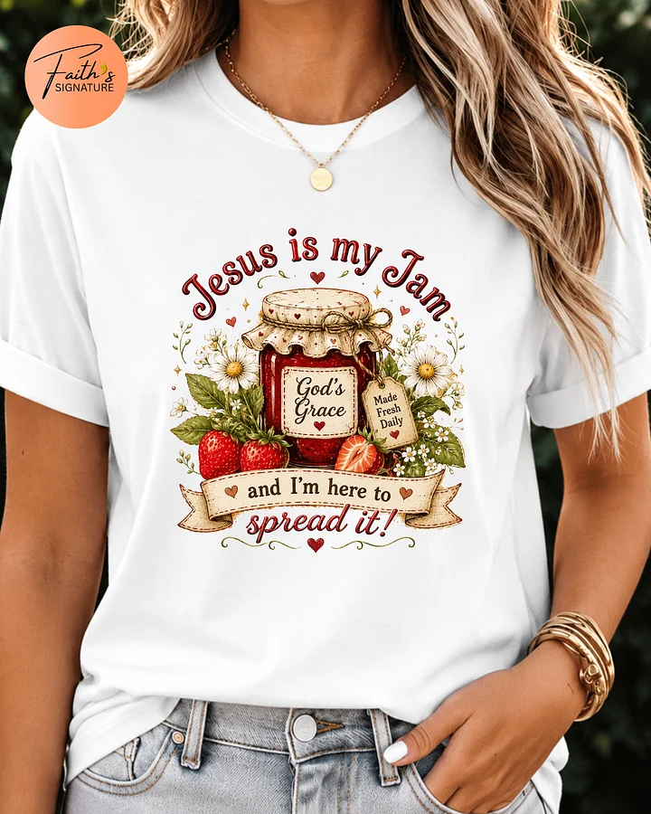 "Jesus Is My Jam" Comfort Colors® Graphic Tee product image (1)
