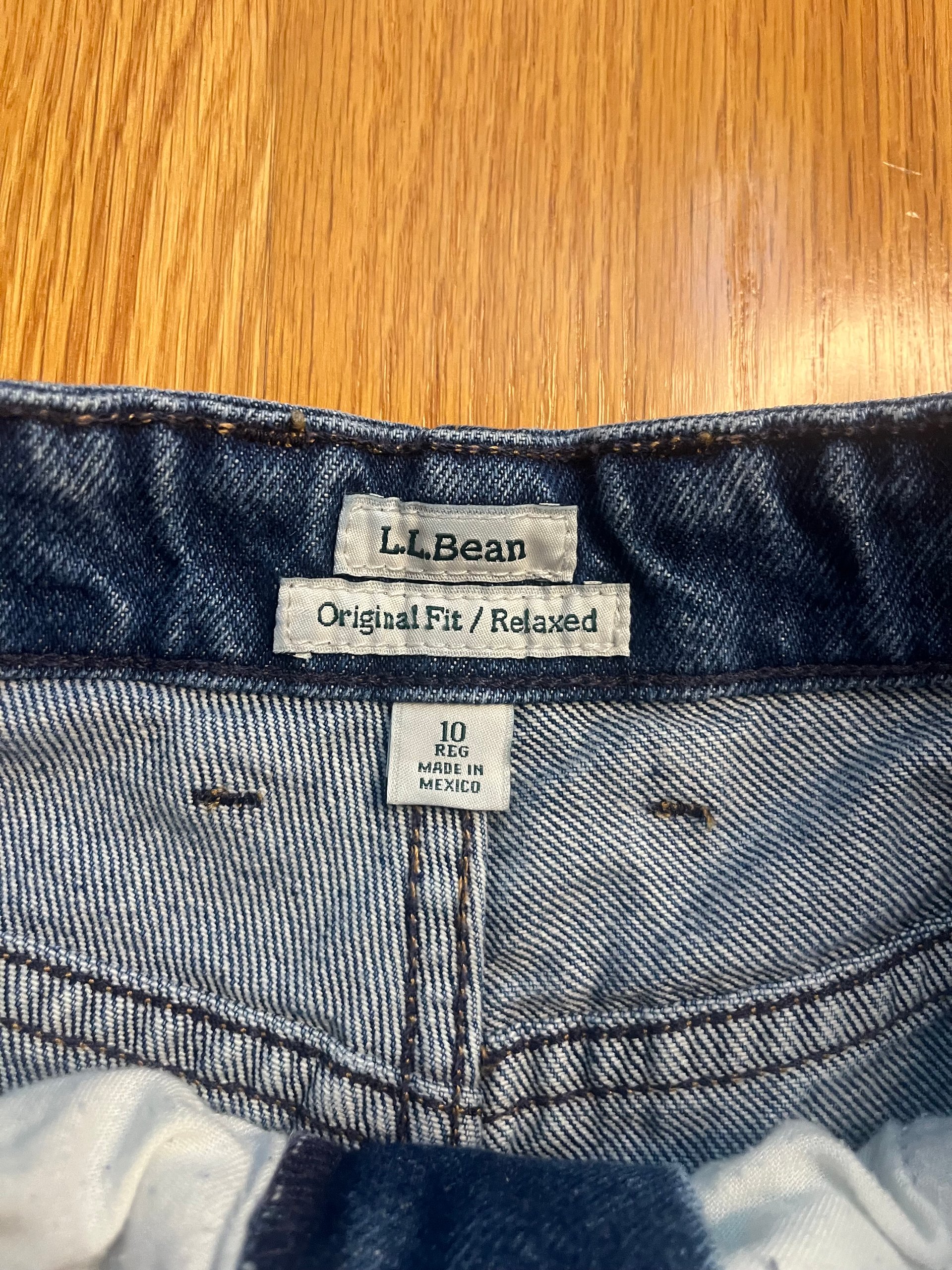 Asymmetrical Swirls Jeans / Size 10 product image (2)