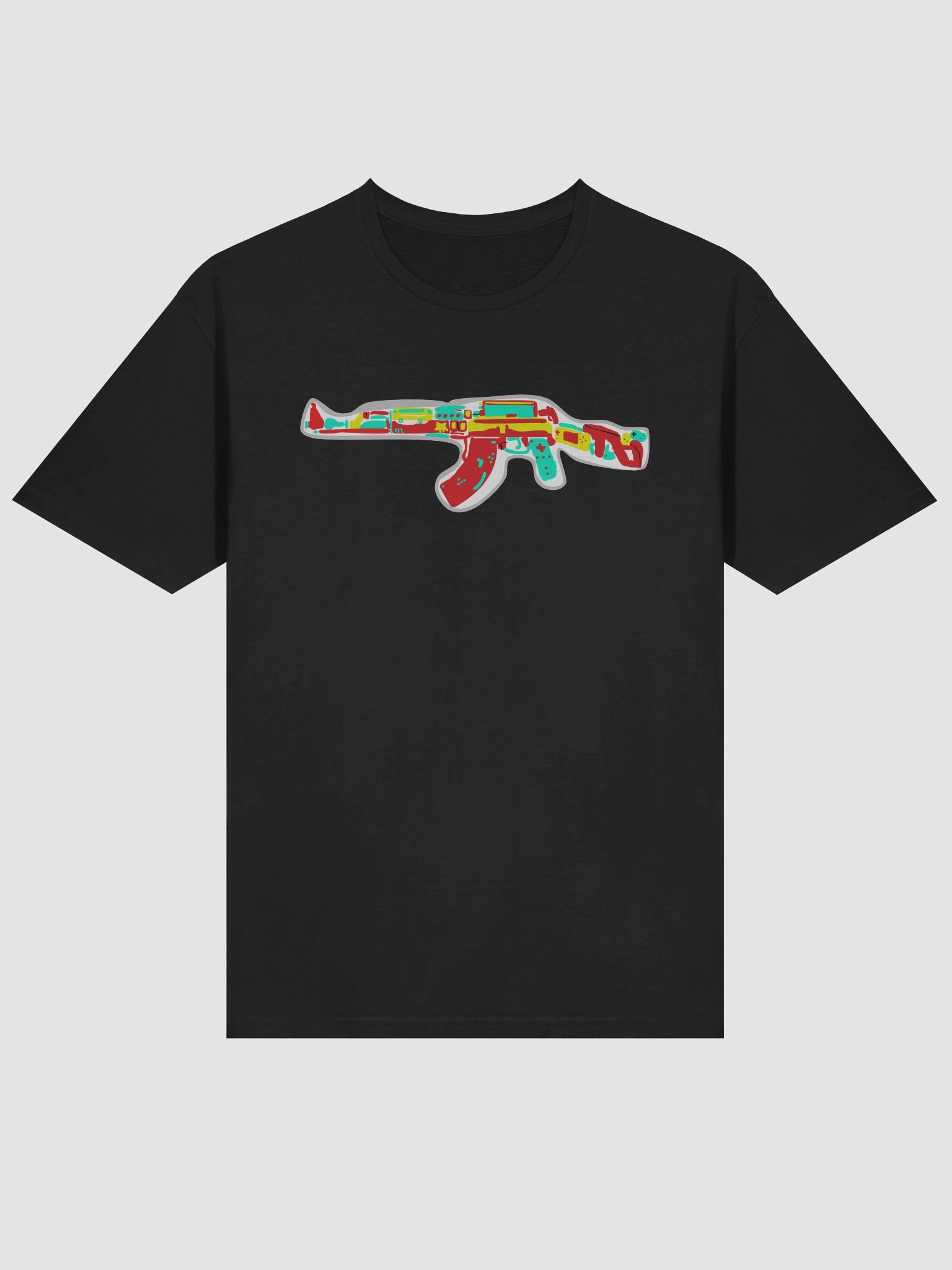 farmertrue Drawn AK47 T-Shirt Unisex product image (3)