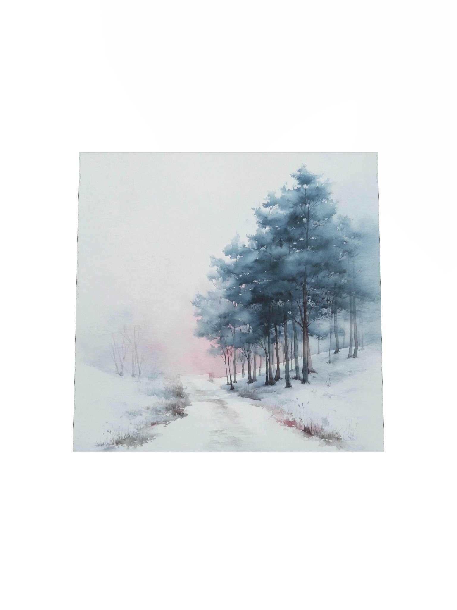 Powder Blue: Misty Dawn Snowy Landscape product image (17)