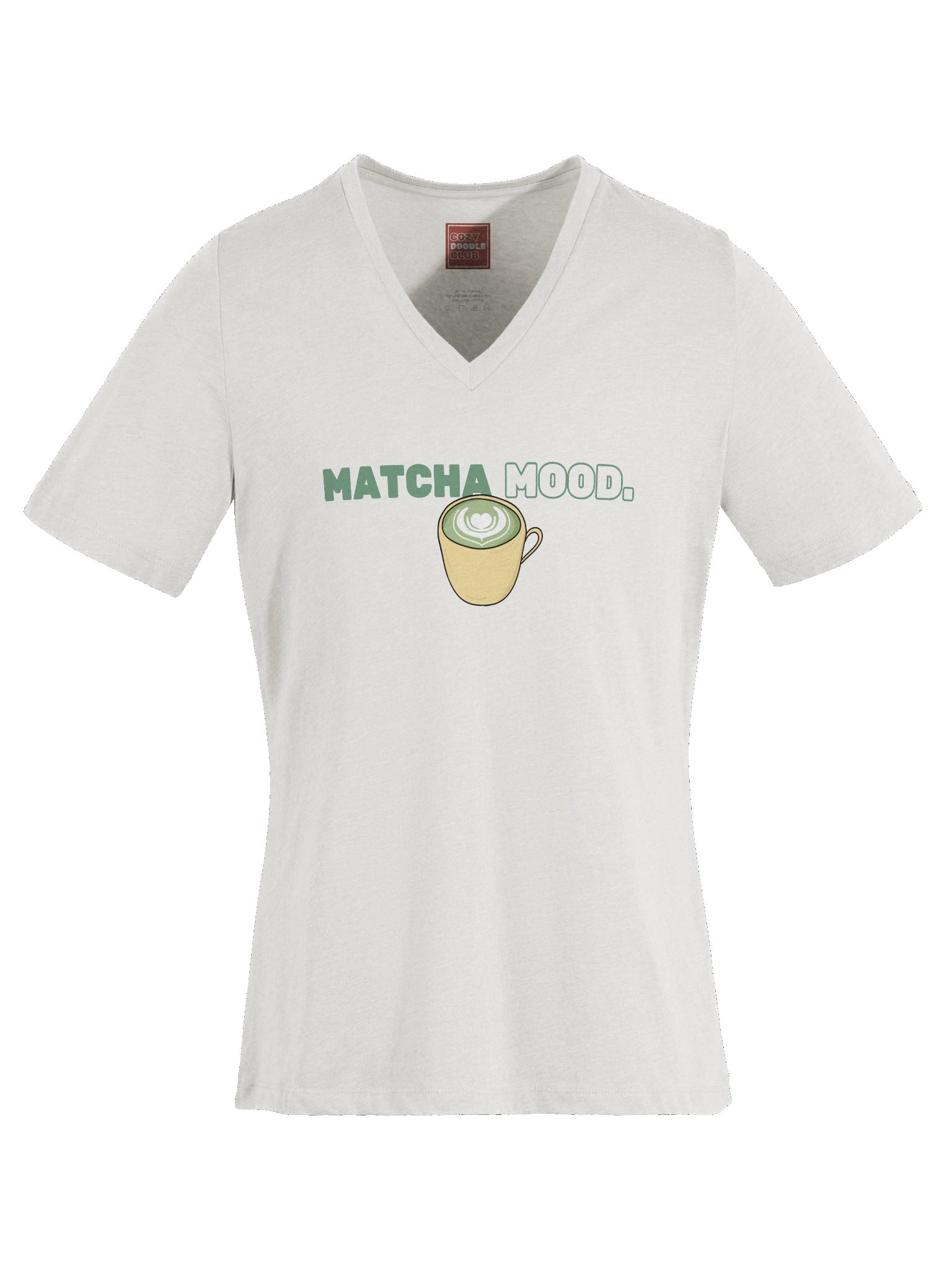 Matcha Mood V-Neck T-Shirt product image (6)