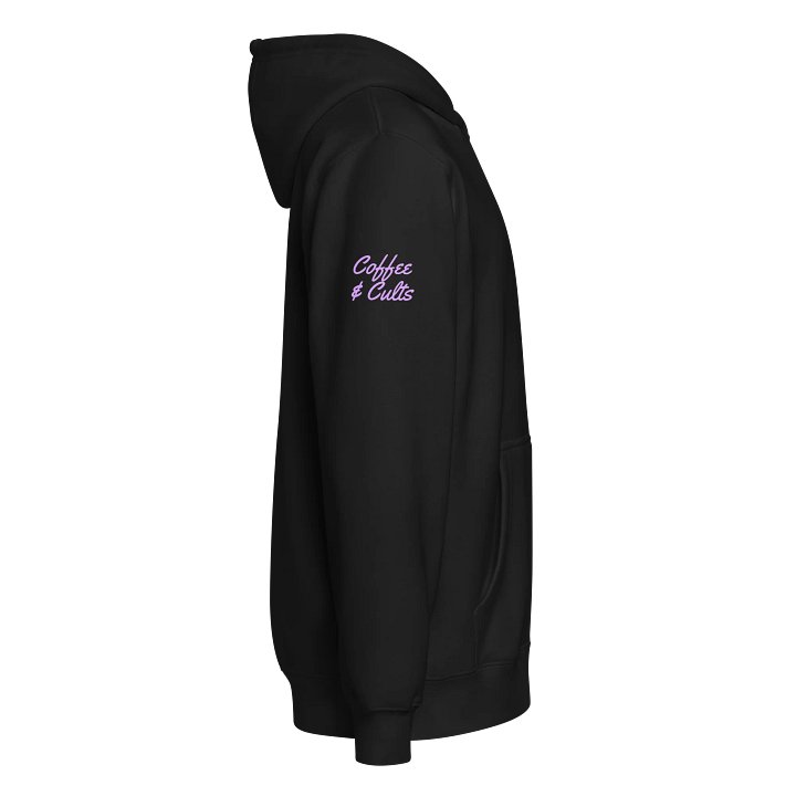 Coffee & Cults Super Soft Zip Up Hoodie Ms Gloria Laptop Logo product image (2)