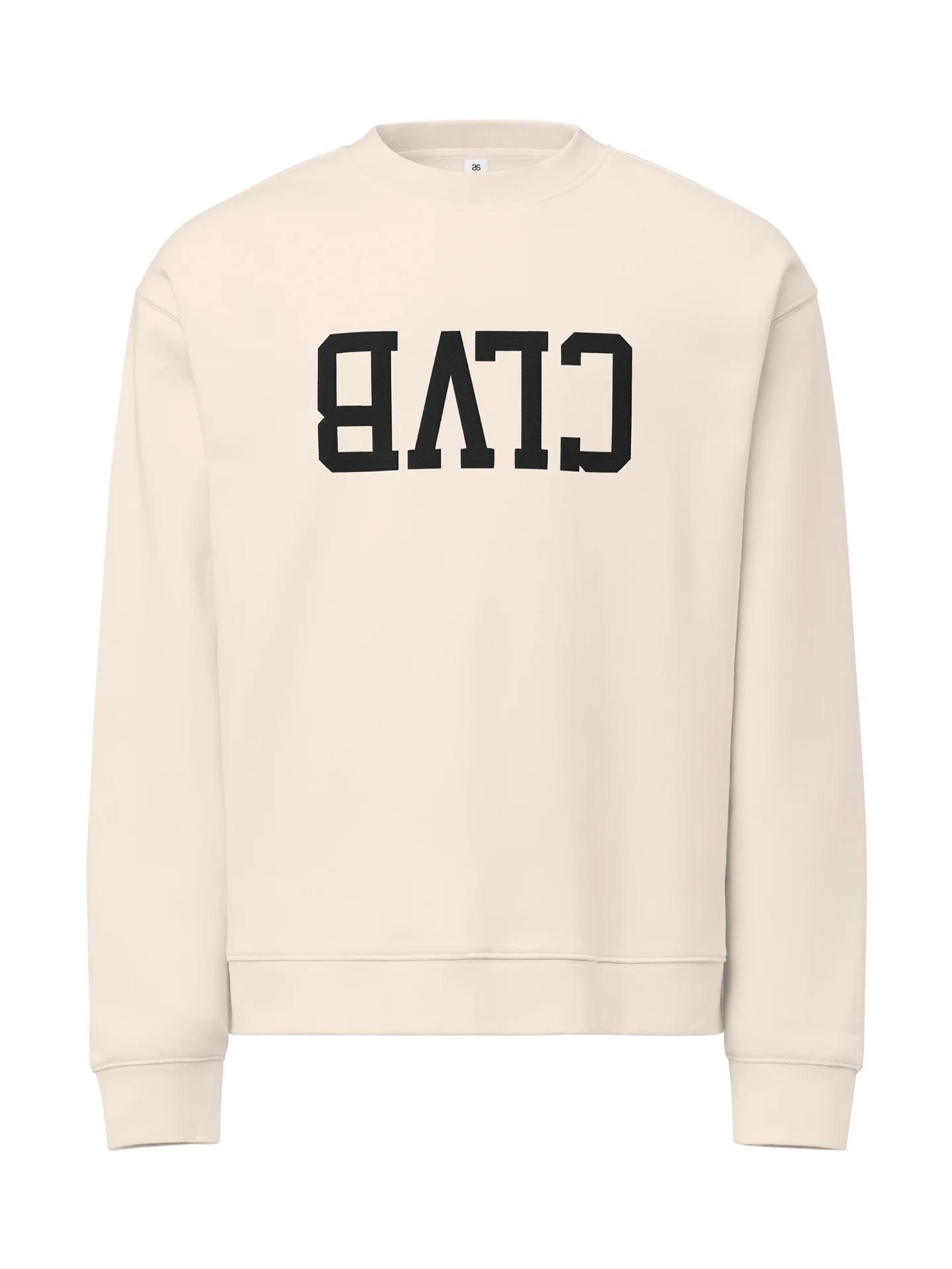vvitchclvb - "CLVB" Embroidered Sweatshirt (Bone) product image (1)