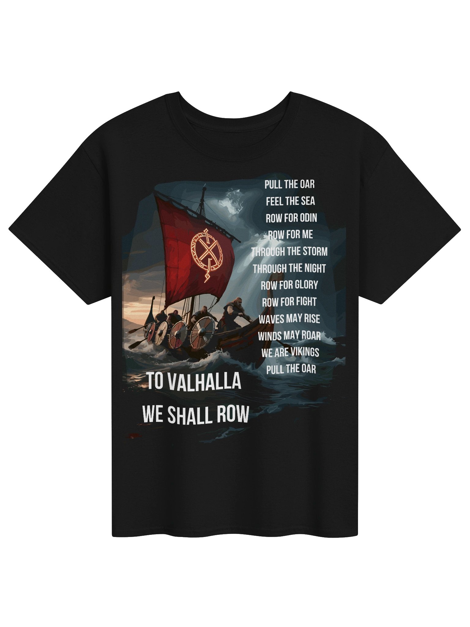 Row for Odin Viking Longship Tee product image (1)