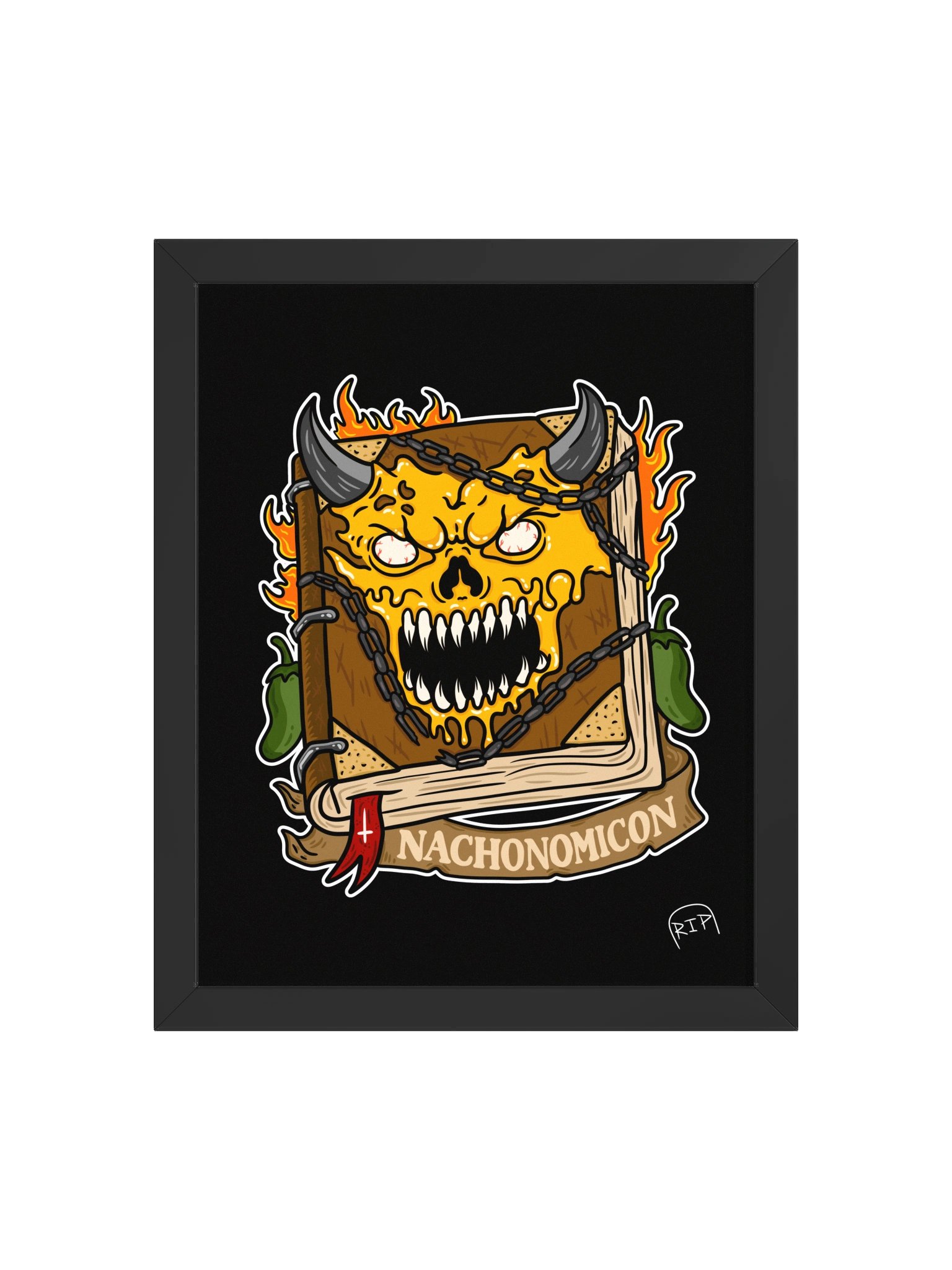Nachonomicon- Framed Print (HIDDEN) product image (1)