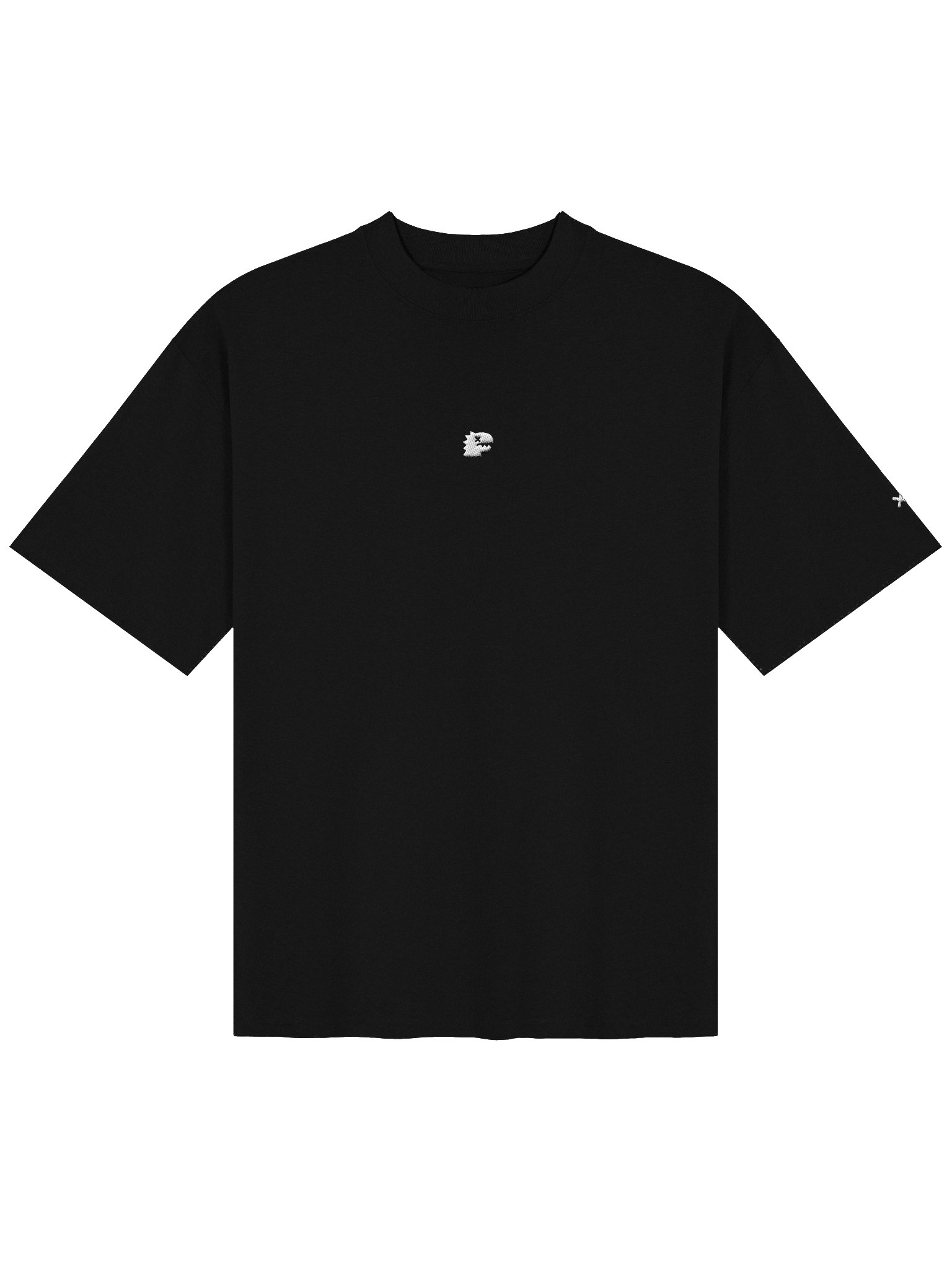 FMB ∣ JETLAG DINO Center Embroidered Oversized Tee Black product image (1)