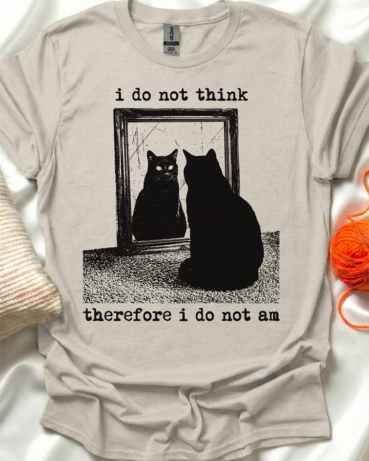 Cat Print Press T-Shirt product image (1)