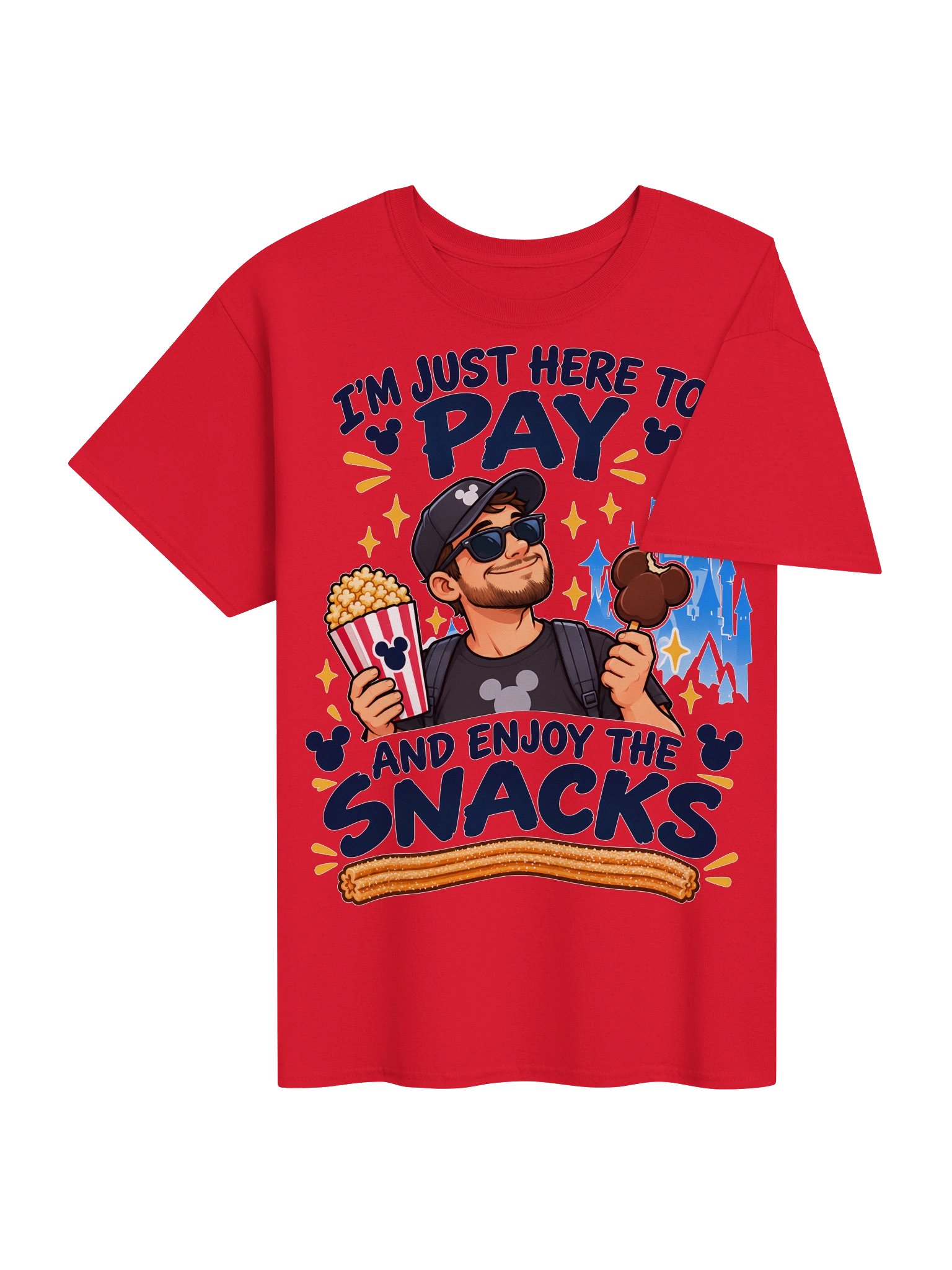 I'm Just Here to Pay and Enjoy the Snacks T-Shirt product image (24)
