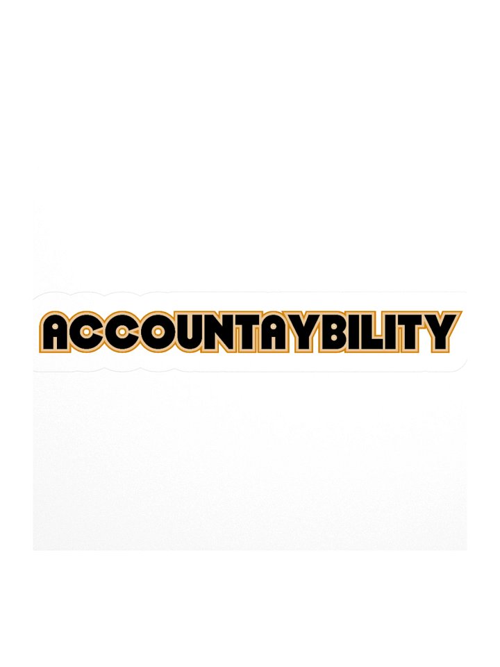 Accountaybility Sticker product image (3)