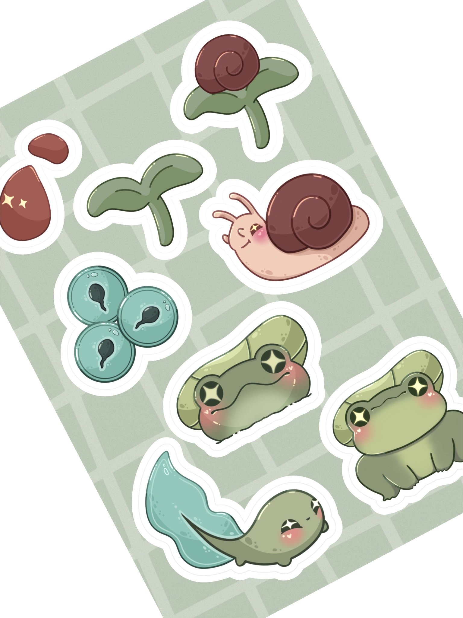 Snorburt and Bepis sticker sheet product image (1)