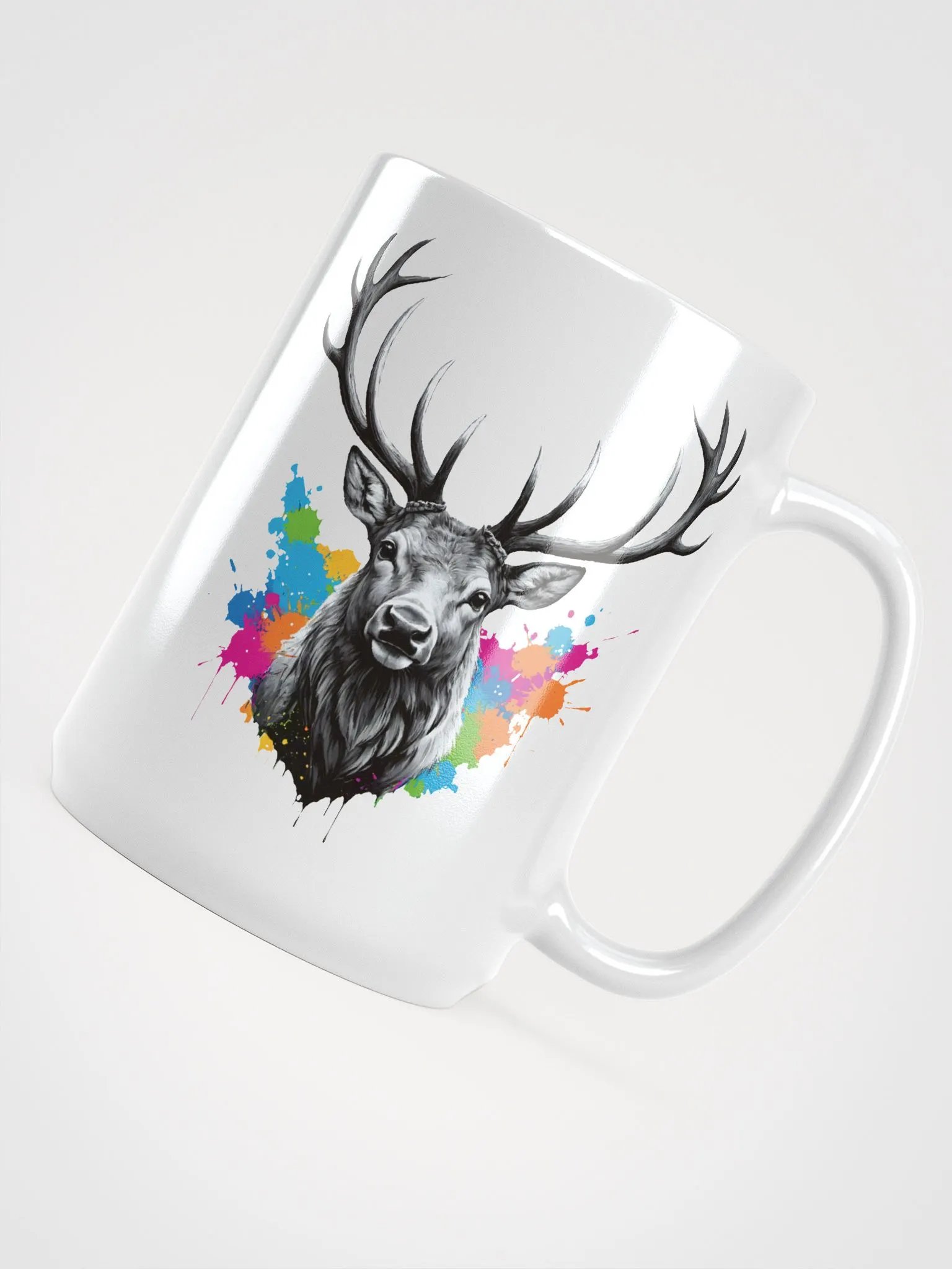 Colorful Elk Mug 15oz product image (4)