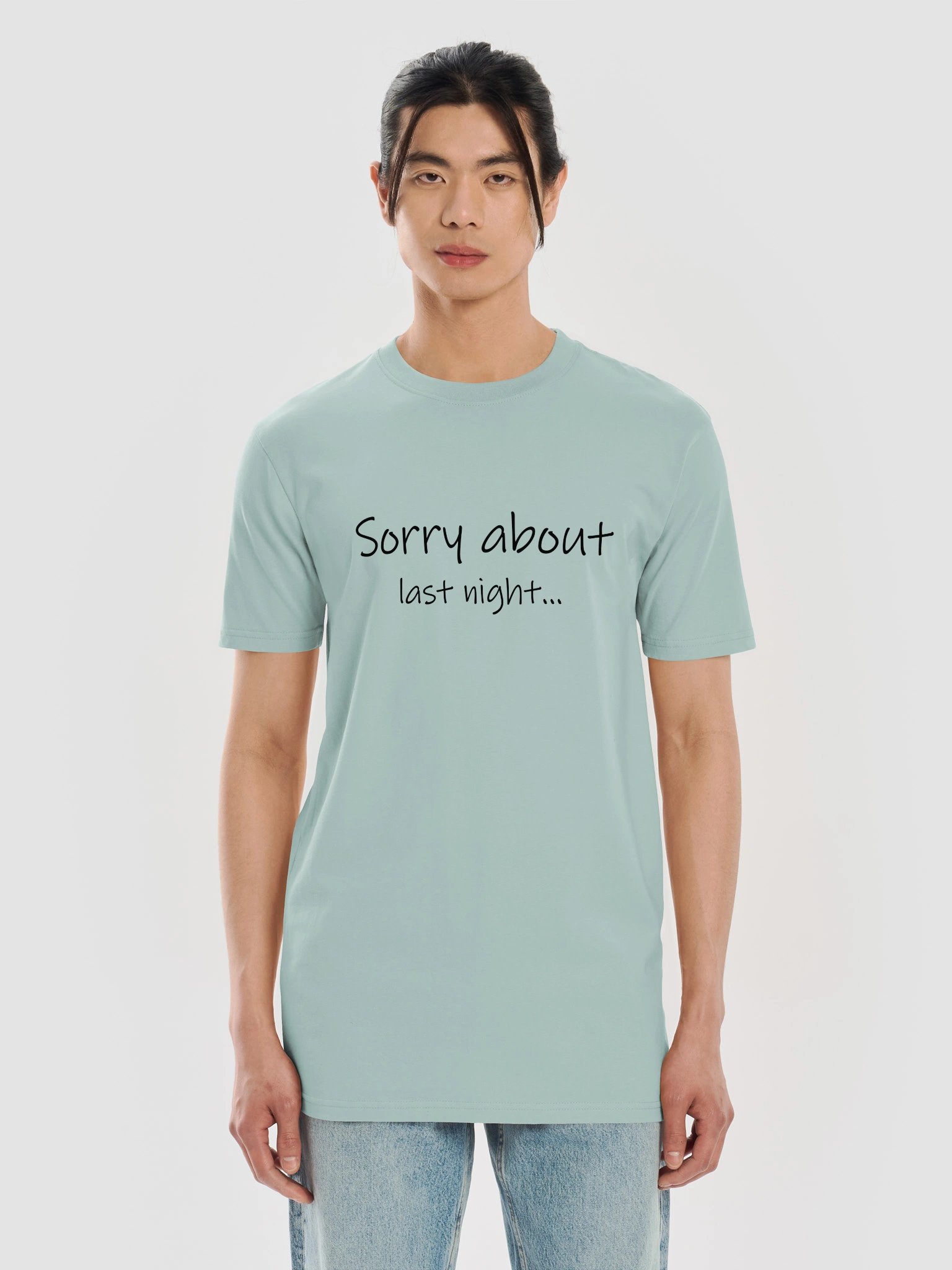 Sorry About Last Night Heavyweight Tee Lt product image (25)