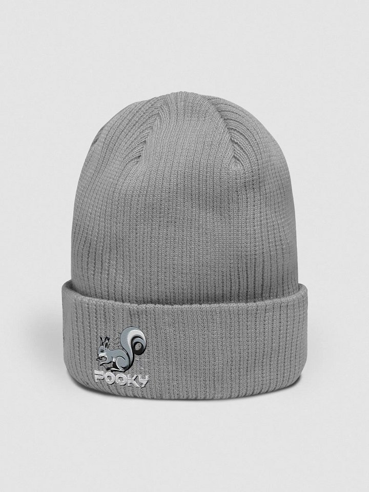 Organic Cotton Embroidered Beanie: POOKY!!!! product image (2)