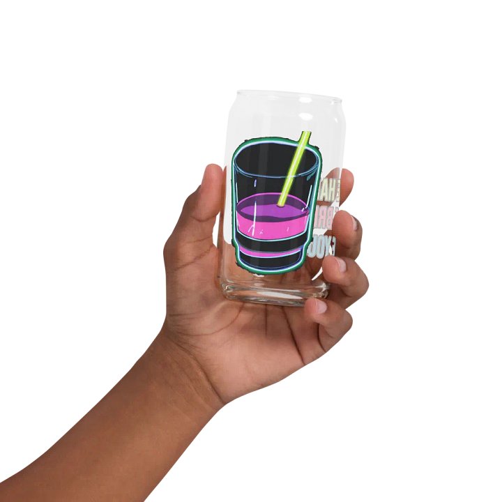 Cheers Neon Motivation Glass: BE HAPPY. BE BRIGHT. BE YOU. product image (2)