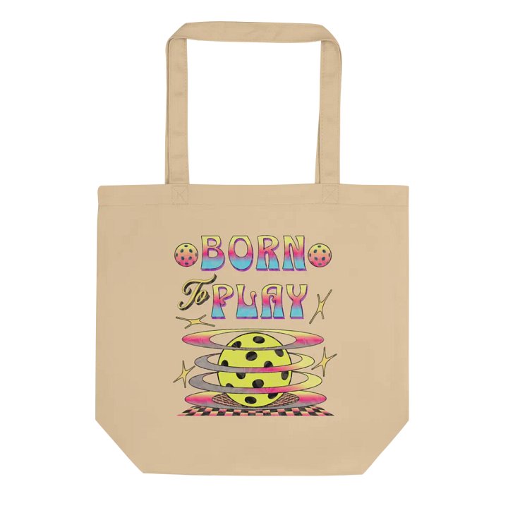 Born To Play Pickleball Playful Spin Tote Bag product image (1)