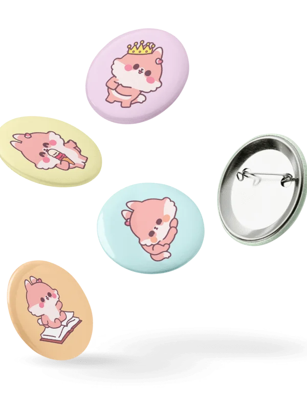 Mellymud Foxy Pin Button Set product image (4)