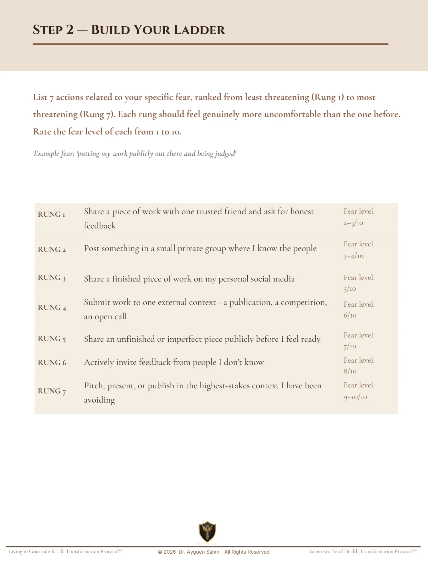 FEAR LADDER PROTOCOL product image (2)