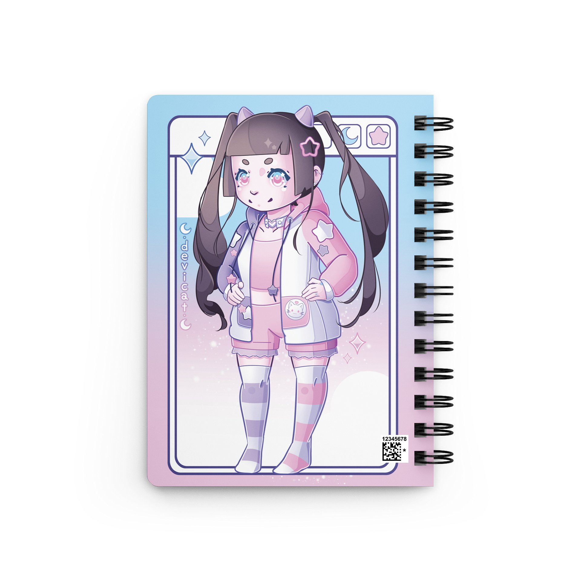 DeviCat Chibi 2026 Notebook product image (2)