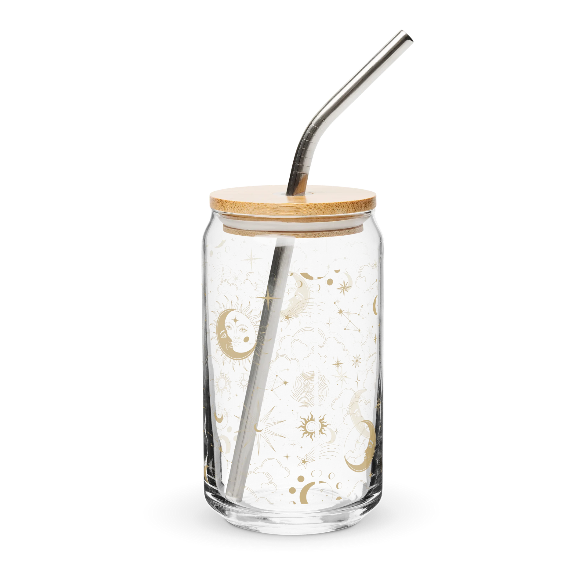 The Sun & The Moon Glass w/ straw product image (3)