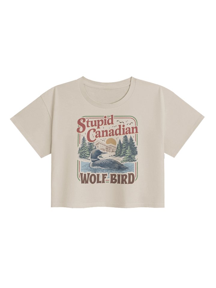 STUPID CANADIAN WOLF BIRD CROP product image (4)