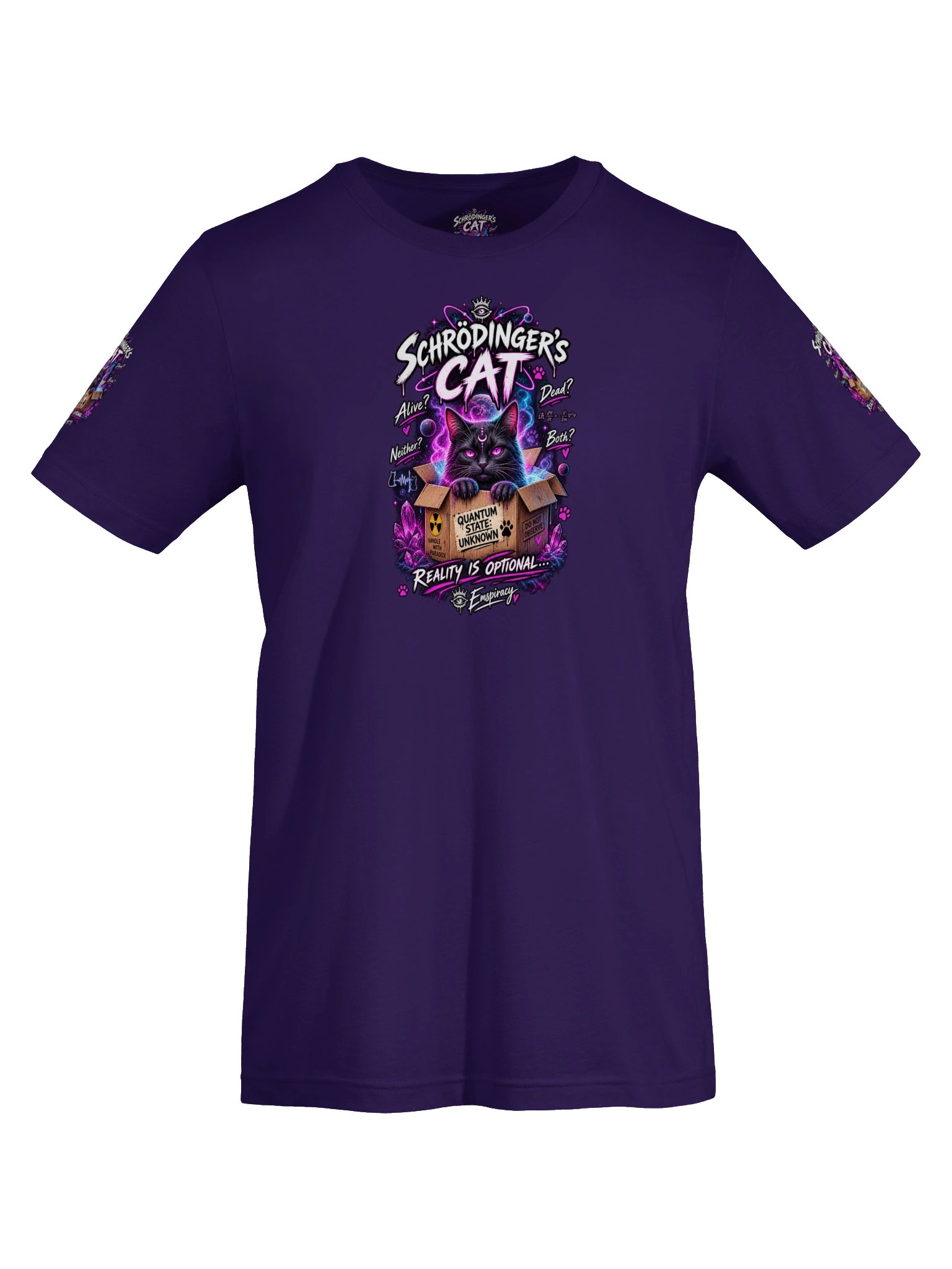 🐈‍⬛💀 SCHRÖDINGER’S CAT REALITY IS OPTIONAL. 💀🐈‍⬛ product image (6)